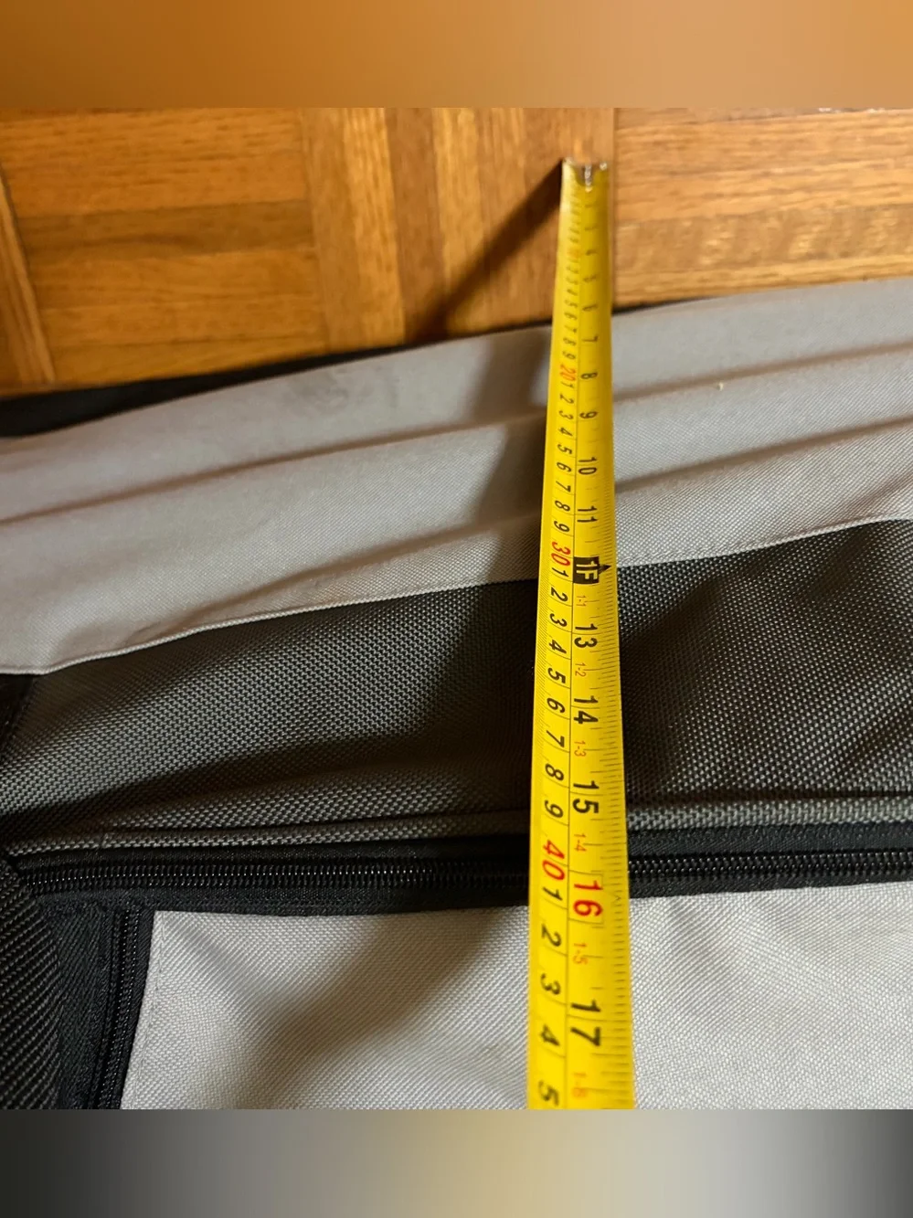 GEMLINE 4200 Gray and Black Men’s Duffel Bag - Versatile Travel / XL